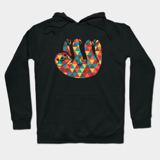 Just Hanging - Retro Mix Colours Hoodie